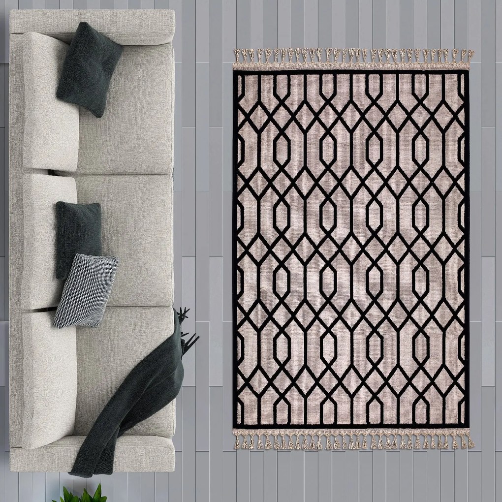 Килим (160 x 230) LasMonte Jüt 3036 Бежово
Черен
