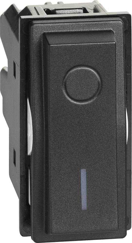 BTICINO Ключ за бойлер 1 модул 16A /двуполюсен/ цвят Черен Living Now  - KG4002