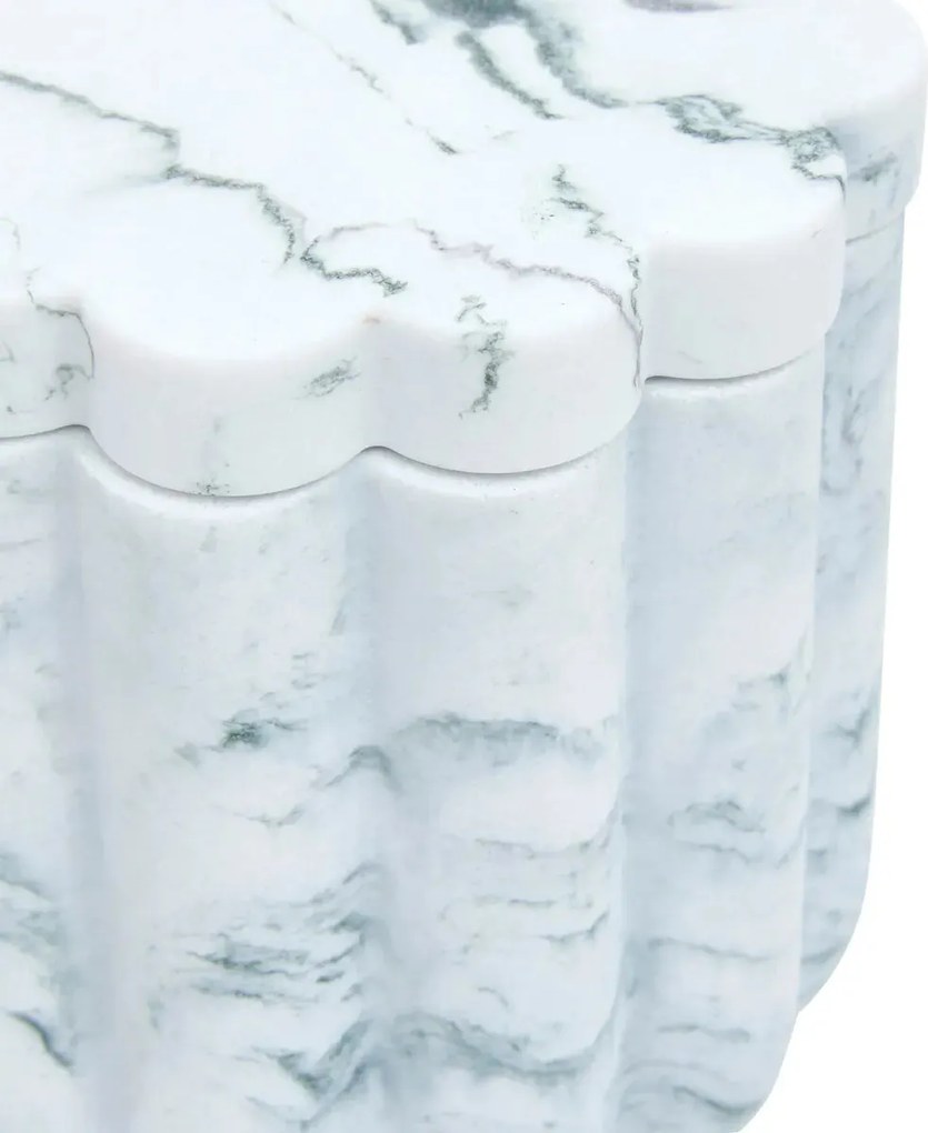 Контейнер за памук 5five Marby, Бял