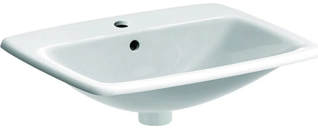 Мивка за вграждане върху плот, 500.306.01.1, Geberit Selnova Square