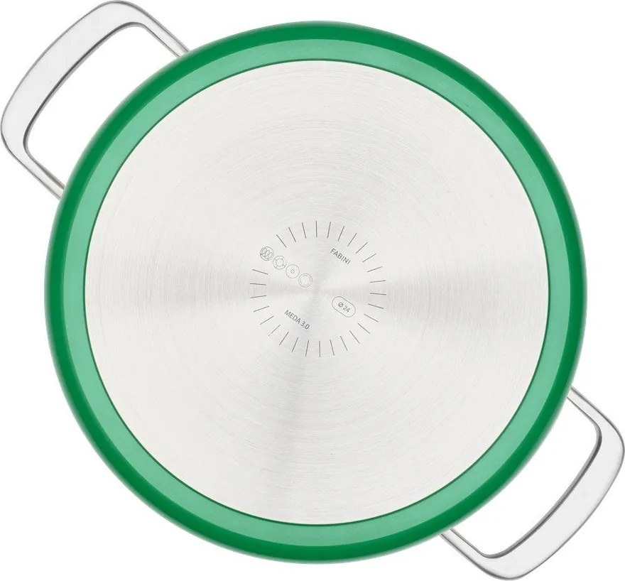 Гърне с капак/с керамично покритие подходящо за индукционен котлон 5,5 l Meda 3.0 – FABINI