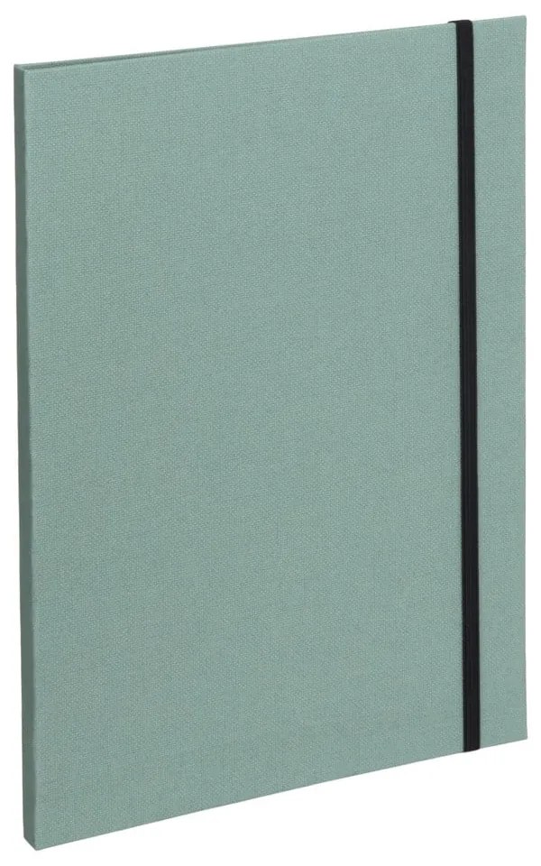 Зелен картонен органайзер Paulina Canvas Paper Laminate A5 – Bigso