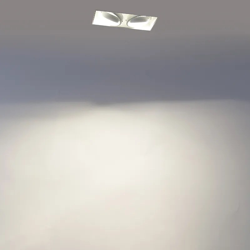 Интелигентен вграден прожектор бял без рамка с 2 WiFi GU10 - Oneon 2