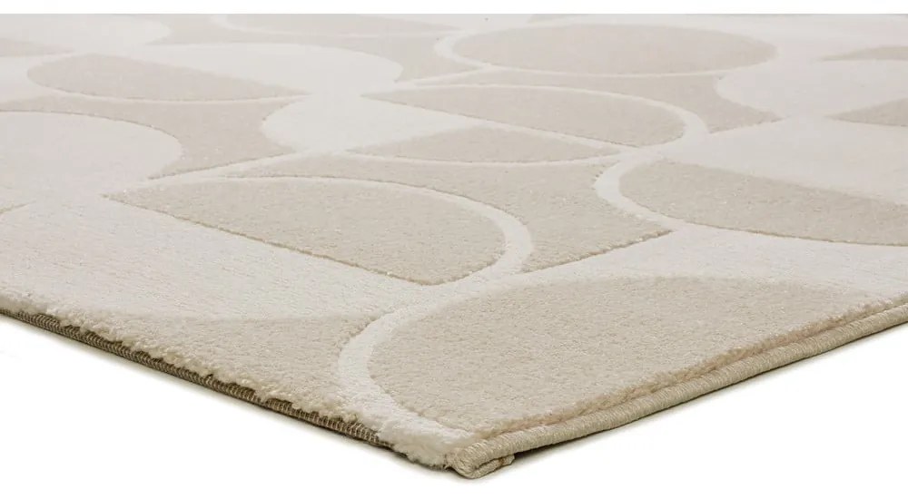 Килим в цвят слонова кост и кремаво 80x150 cm Flora – Universal