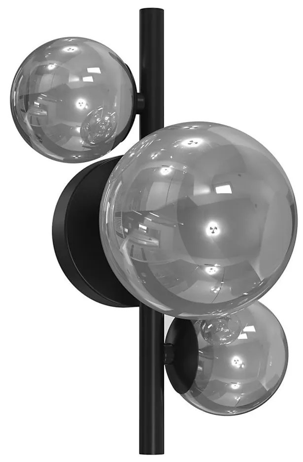 ONLI - Аплик PALOMA 3xG9/10W/230V черен/опушен