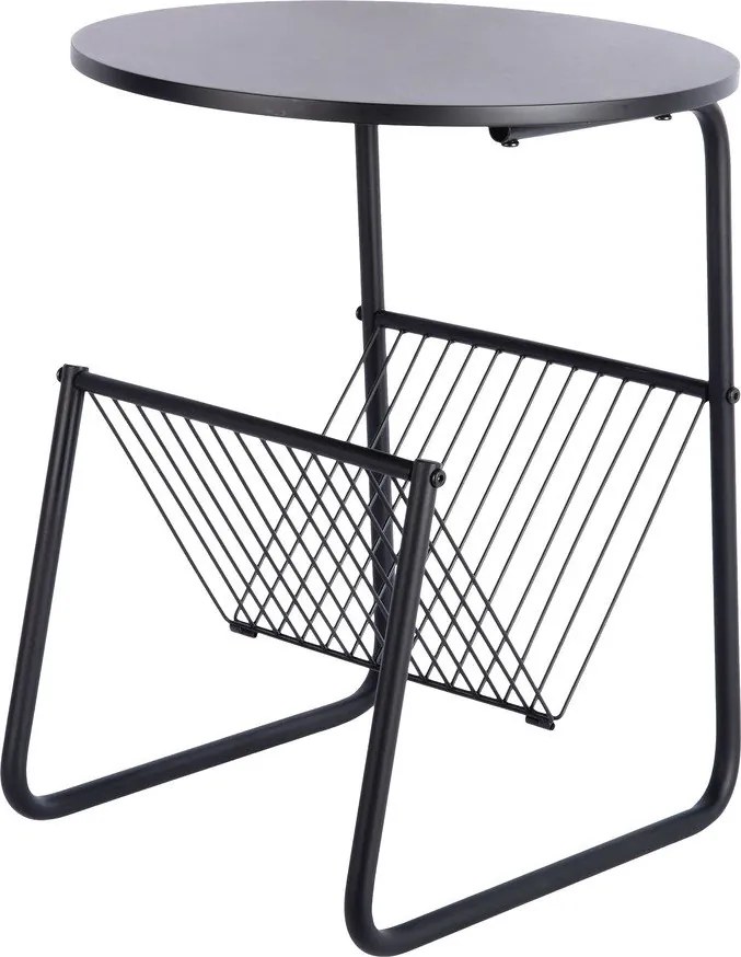 Метална кръгла странична масичка ø 40 cm Riqueza Revista – Leitmotiv