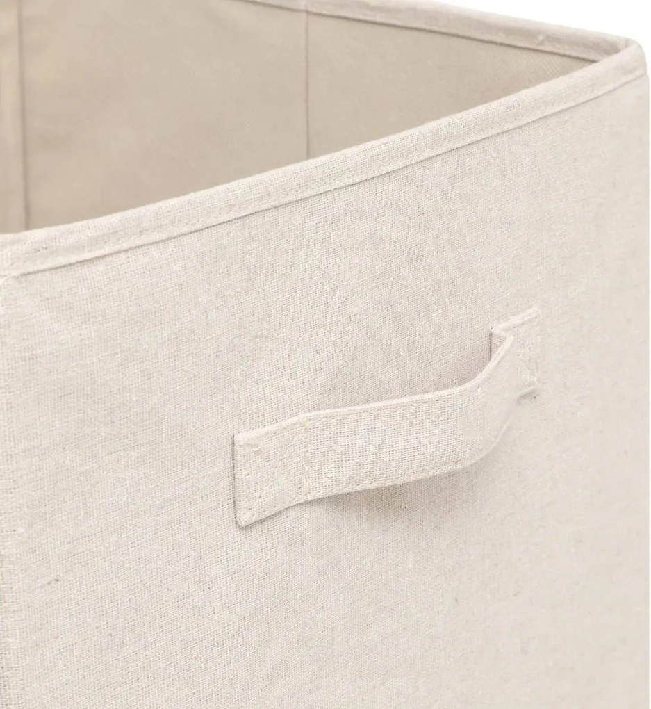 Кутия за съхранение 5five Mix & Modul Tidy Box, Полиестер, Бежова, 31x31 cm