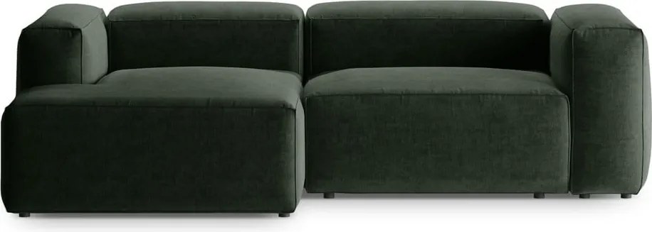 Зелен ъглов диван (ляв ъгъл) Bergamo – Cosmopolitan Design