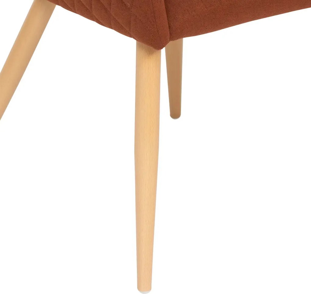 Трапезен стол atmosphera Marlo, Текстил - Зелен