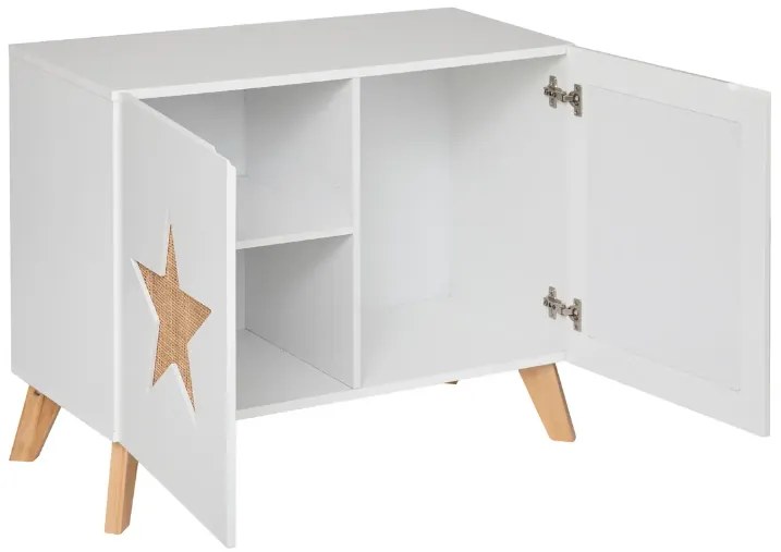 Детски шкаф Аtmosphera Star, Бял