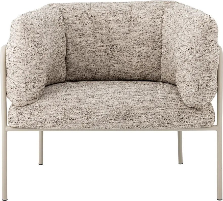 Сиво-бежово кресло Karel – Bloomingville