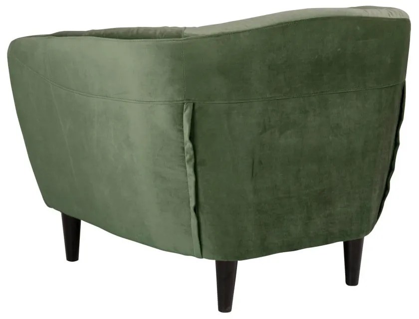 Фотьойл от зелено кадифе Ria - Actona