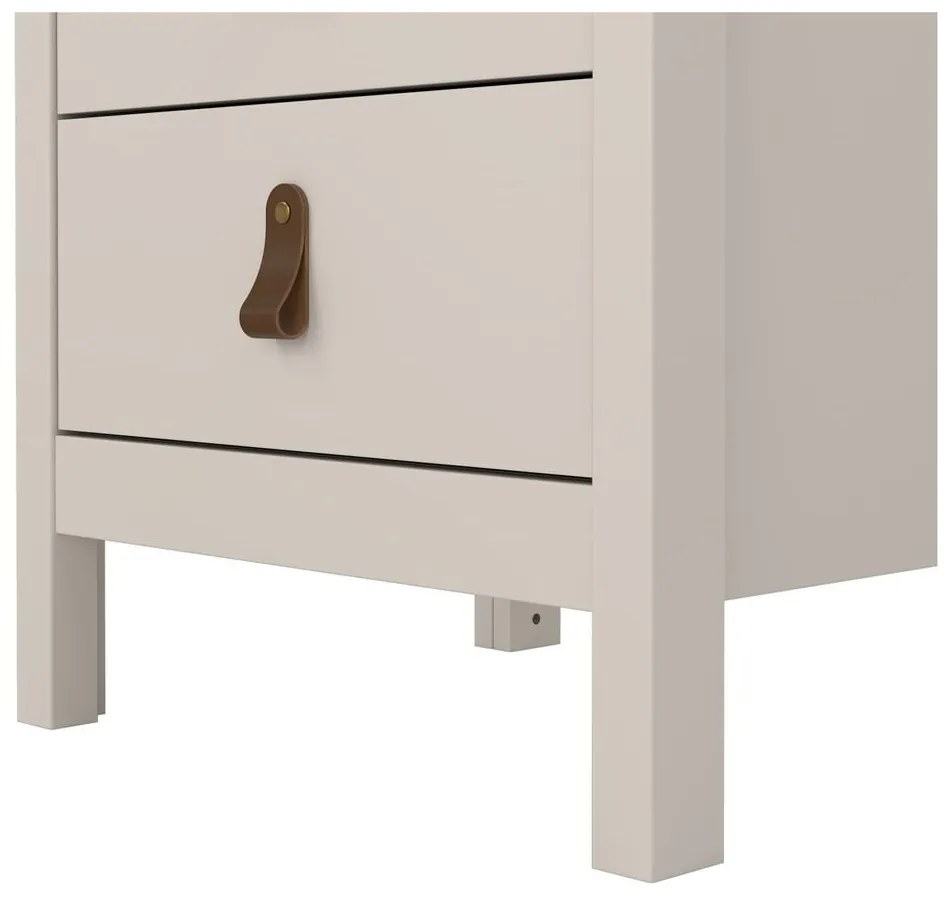Сиво-бежово нощно шкафче Madrid – Tvilum