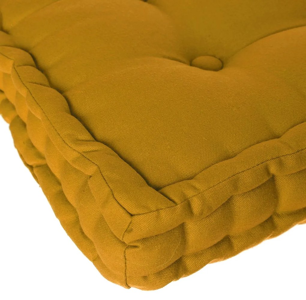 Възглавница за под atmosphera Flora , 40x40 cm - Тъмносин