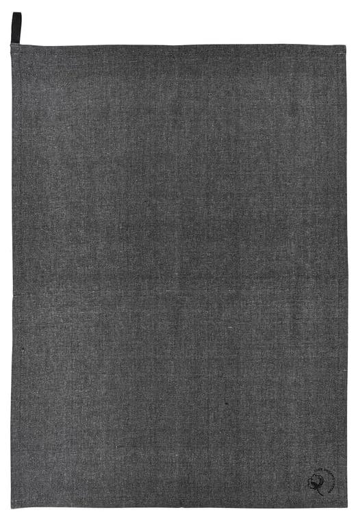 Кухненска кърпа от органичен сив памук, 50 x 70 cm Chambray - Södahl