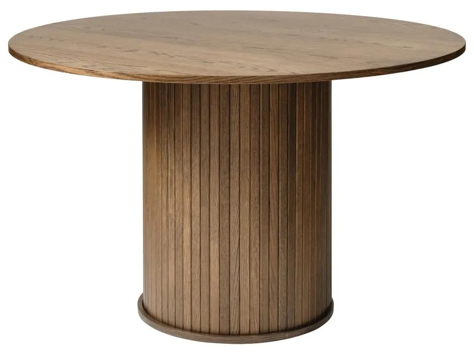 Кръгла маса за хранене от дъб ø 120 cm Nola - Unique Furniture