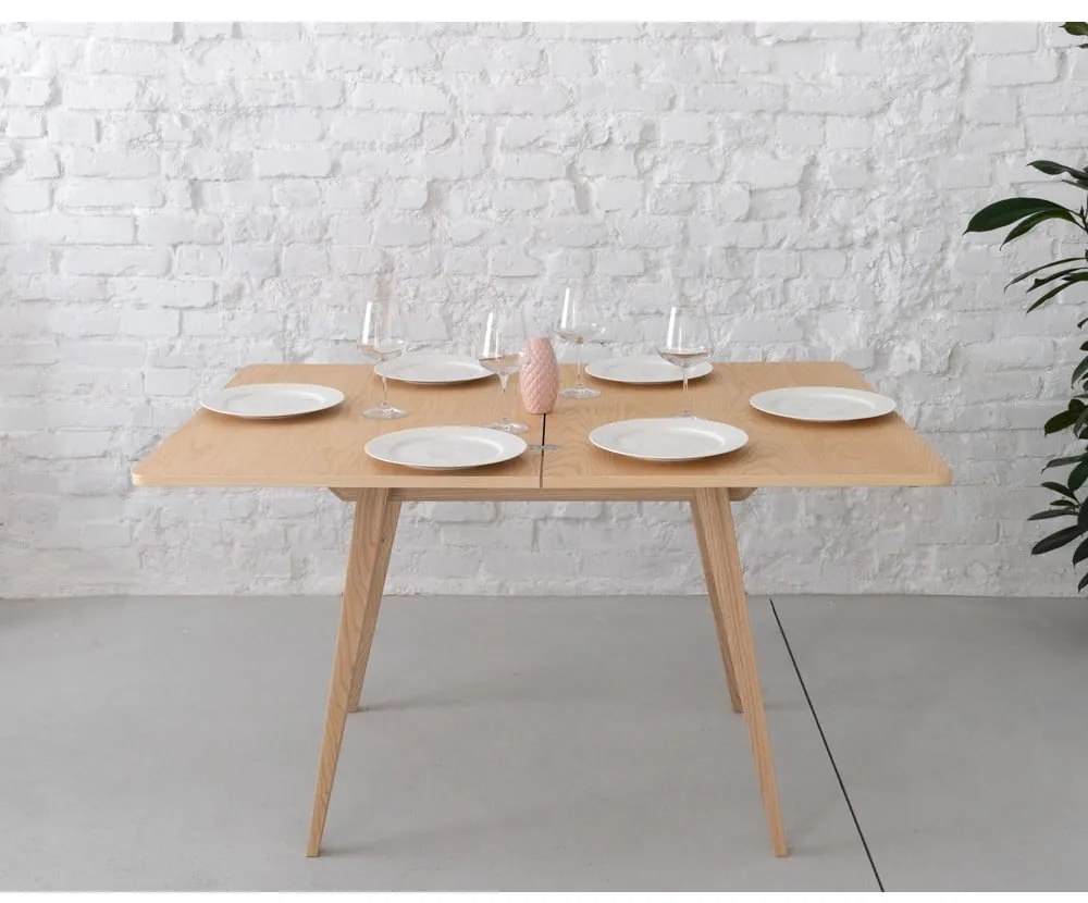 Сгъваема трапезна маса с ясенов плот 65x90 cm Envelope – Ragaba