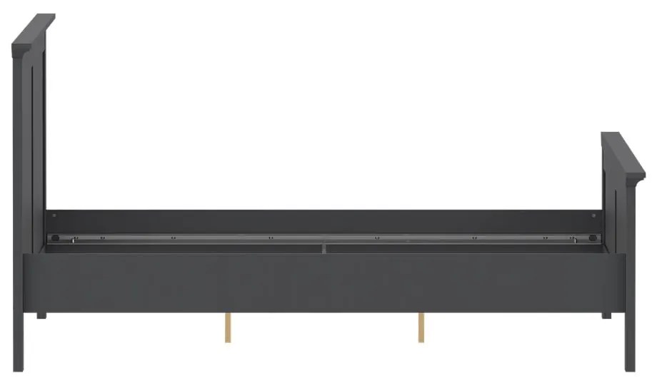 Сиво двойно легло 160x200 cm Paris – Tvilum