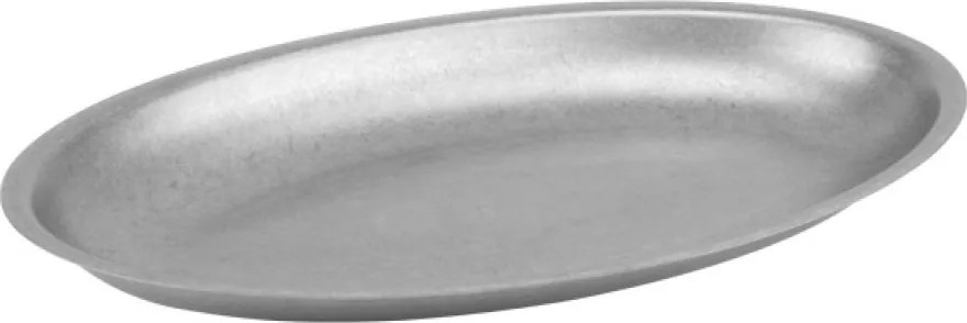 Horecano - Метално плато овално 30x18,2см VINTAGE SILVER OLD FASHIONED-(HC-3944)
