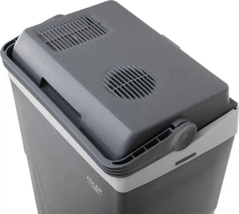 Хладилна кутия Adler AD 8094, 22 литра, 45/55 W, 12V/220V, Климатичен клас ST, Специална изолация C5H10, Сив