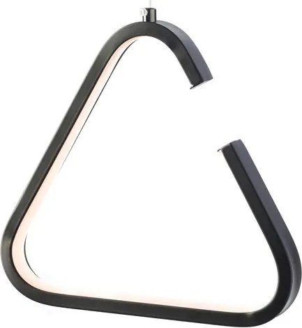 Полилей Line LED triangle-Черен