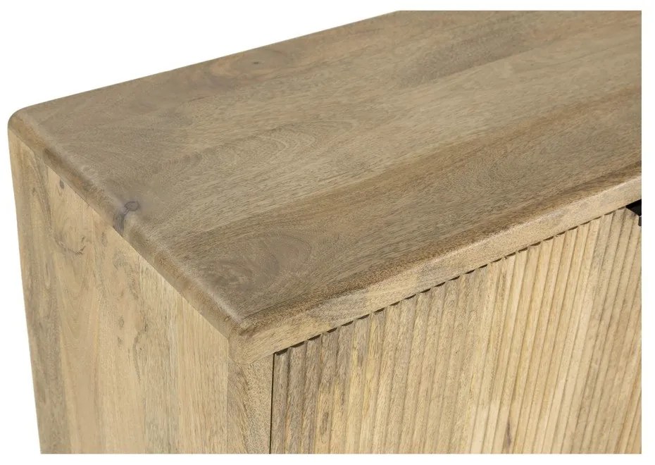 Скрин от масивно манго в естествен цвят 150x85x40 cm Mundra – MOME