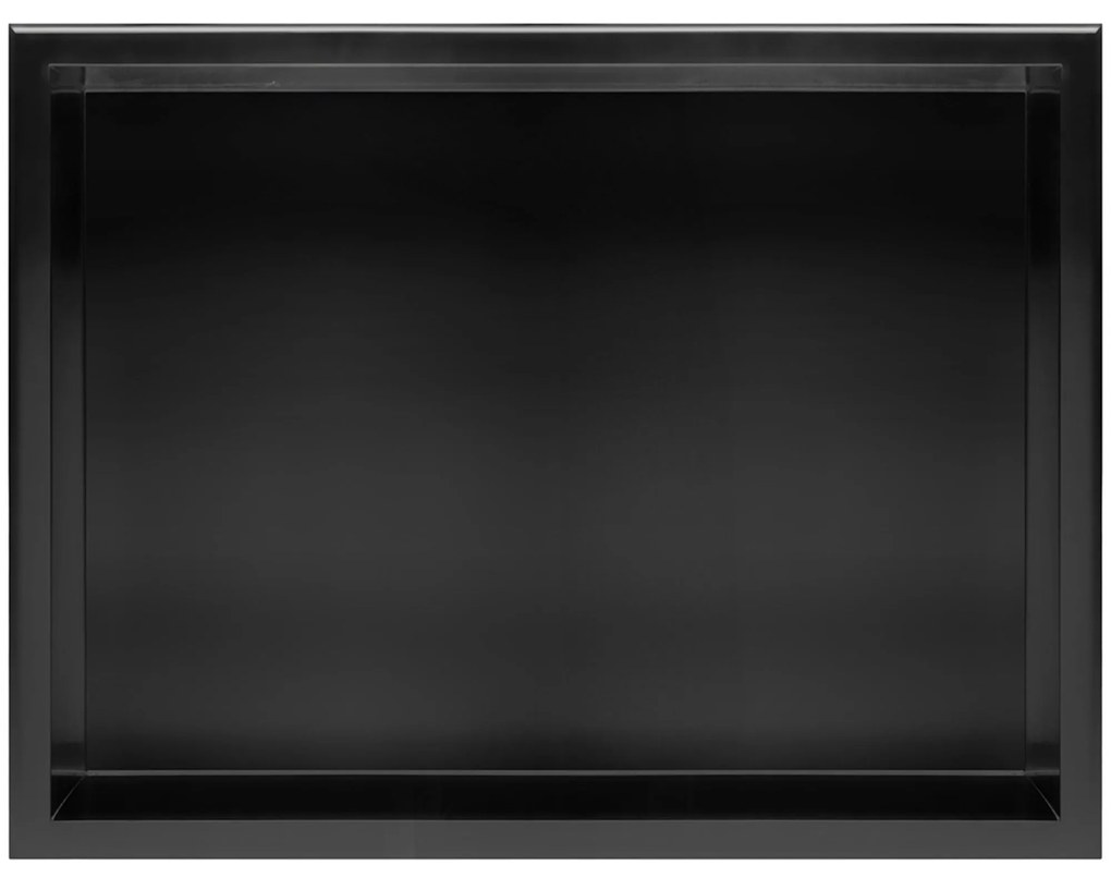 Вграден рафт за баня  30x45 matte black