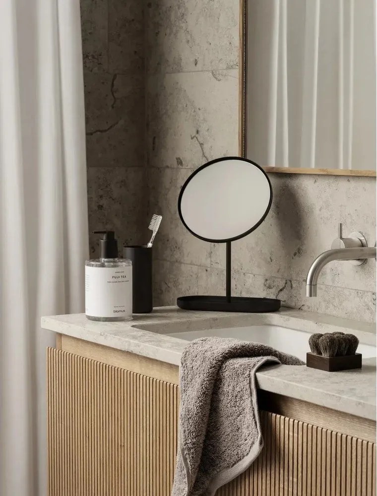 Сиви кърпи в комплект 2 бр. от органичен памук от тери 30x50 cm Riva – Blomus