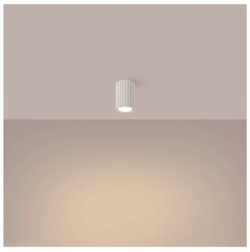 Кремаво осветително тяло за таван Gleam – Nice Lamps
