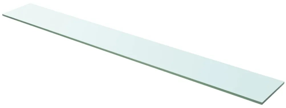 3051588 vidaXL Рафтове, 2 бр, панели прозрачно стъкло, 110x15 см