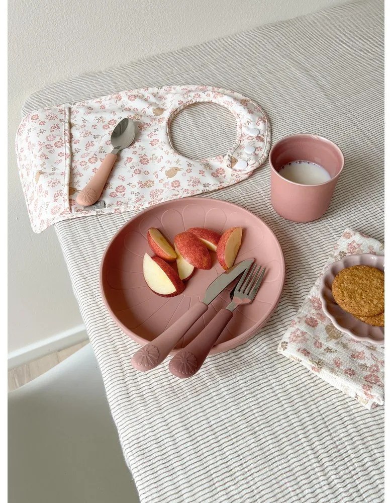 Детски прибори за хранене от силикон 3 бр. Rose Mix – Cam Cam Copenhagen