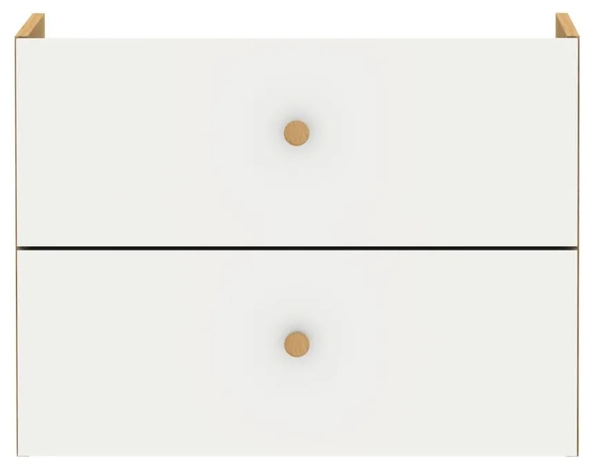 Бял компонент с чекмеджета 43x33 cm Z Cube - Tenzo