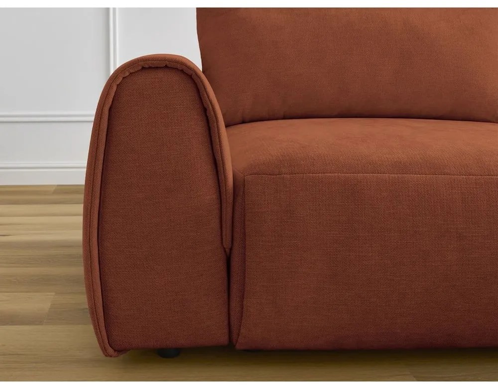 Оранжев ъглов диван Aden – Bobochic Paris