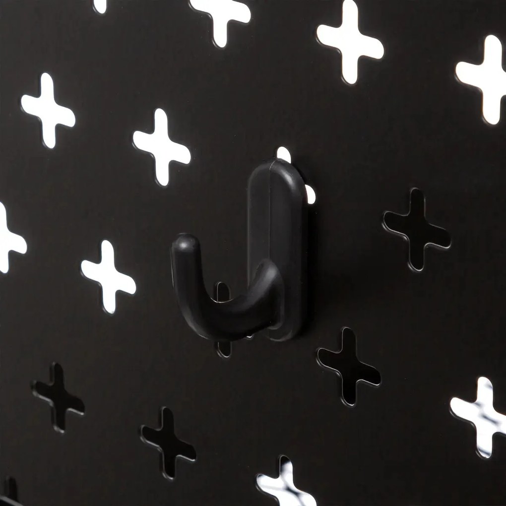 Кухненска количка 5five, Черен, Метал, Перфорирана