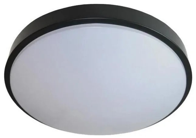 LED Плафониера WILTON LED/24W/230V 4000K Ø 38 см черен