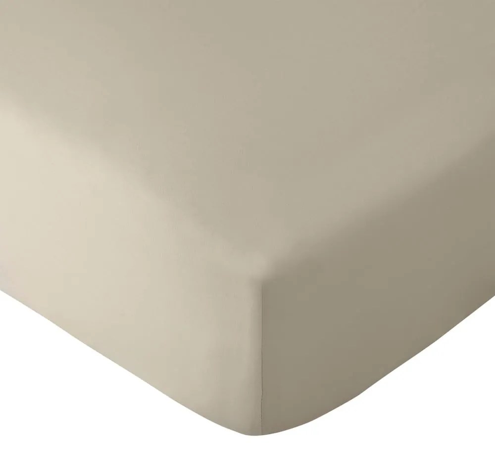 Бежов еластичен чаршаф 185x200 cm So Soft Non-Iron – Catherine Lansfield