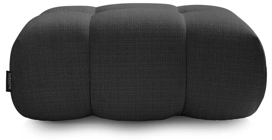 Черна шенилова табуретка Ivane – Bobochic Paris