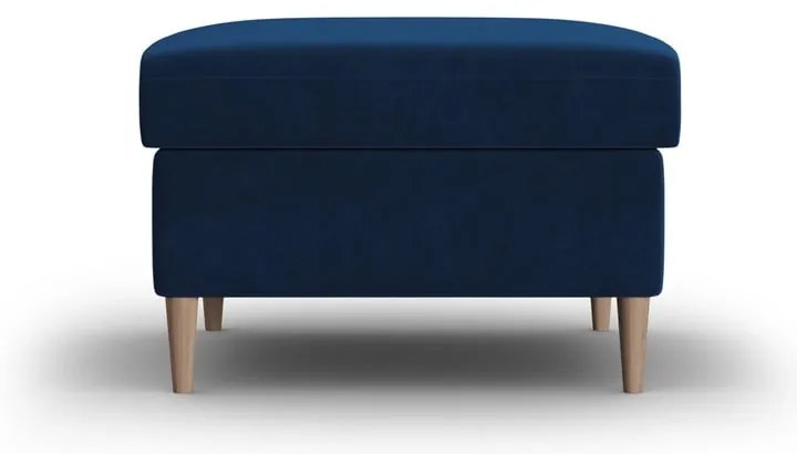 Синя кадифена табуретка Kyoto – Cosmopolitan Design