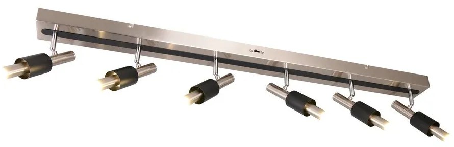 LED прожектор в черен и сребрист цвят 20,5x120 cm Ikaris – Trio Select