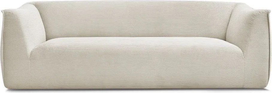 Бежов диван от рипсено кадифе 242 cm Giorgia – Bobochic Paris