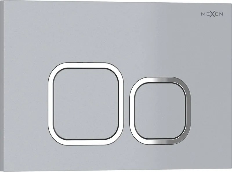 Mexen Tex 03 бутон за промиване, матов хром - 6103-04