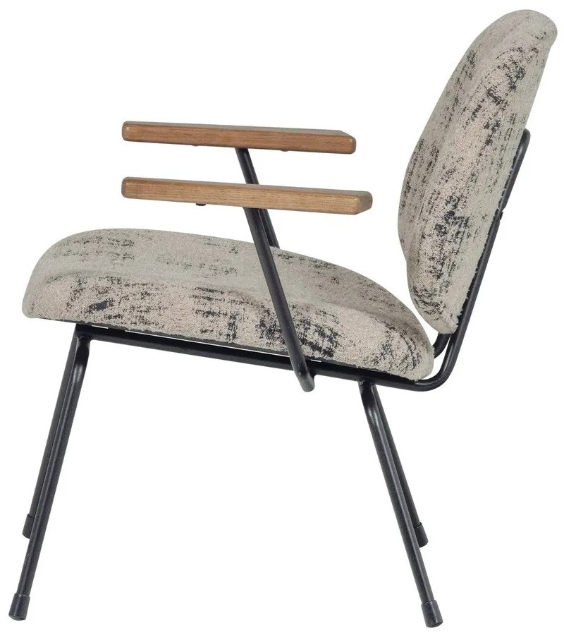 Бежово шенилово кресло Aure – WOOOD