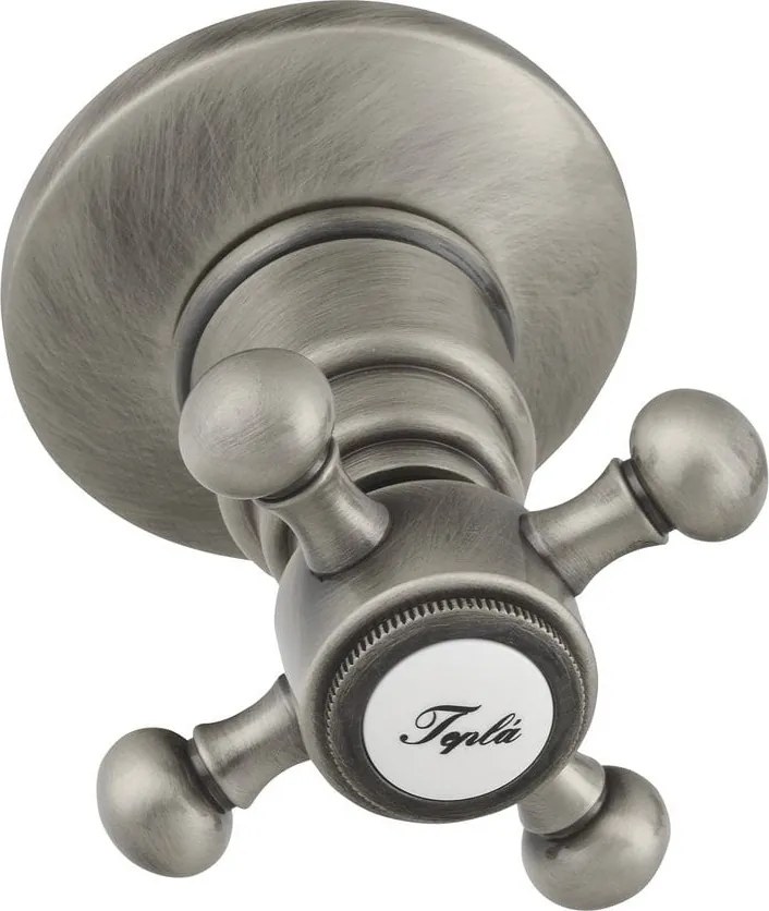 Матово-сребрист вградена душ батерия (2 изхода) Antea – Sapho