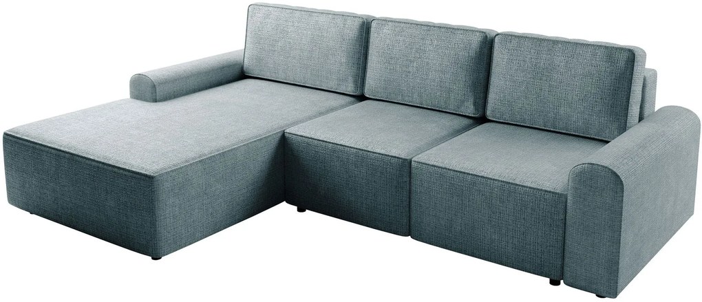 Ъглов диван Bella L-Син-Ляв