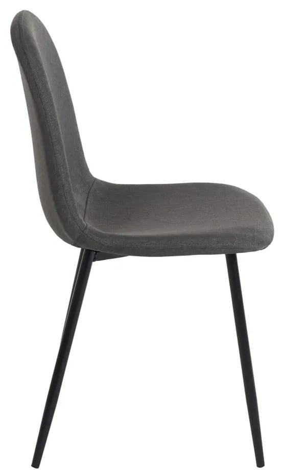 Комплект от 2 тъмно сиви трапезни стола Lissy - Bonami Essentials