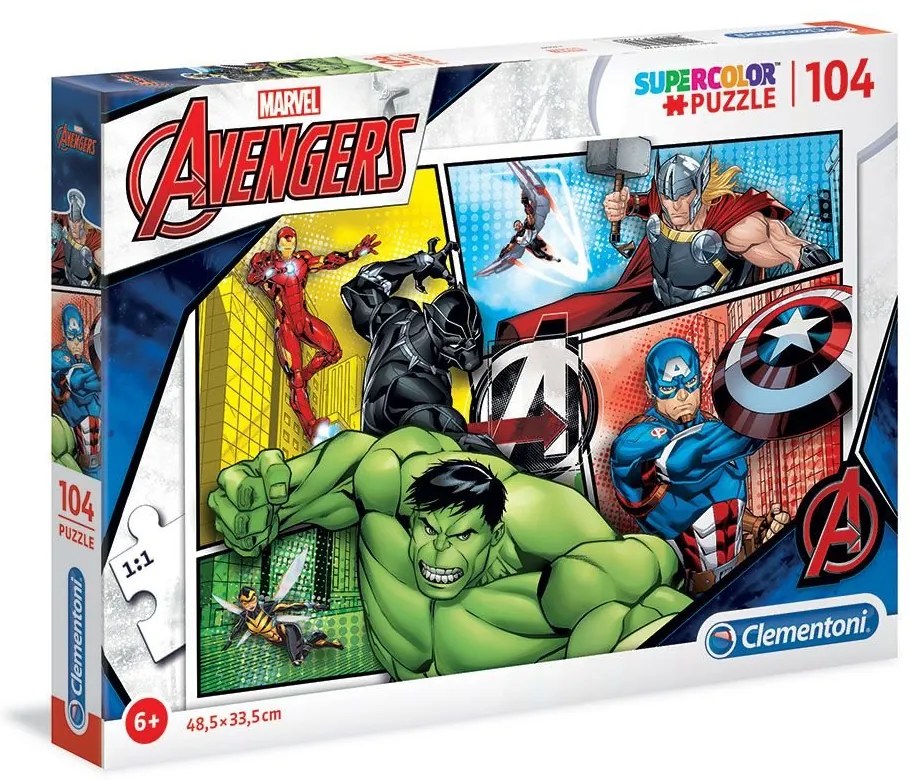 Clementoni - Пъзел The Avengers 27284 - 104 части