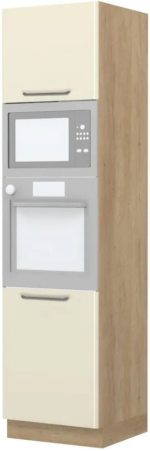 Висок подов шкаф за фурна Modena K23-60-RM-Oak - Beige