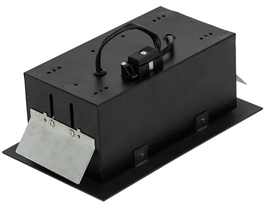 Модерен вграден прожектор черен 2-светлина регулируем - Oneon 70