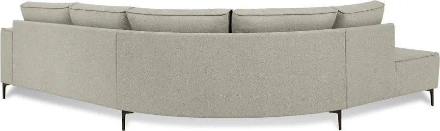 Светлосив ъглов диван (ляв ъгъл) Copenhagen – Scandic