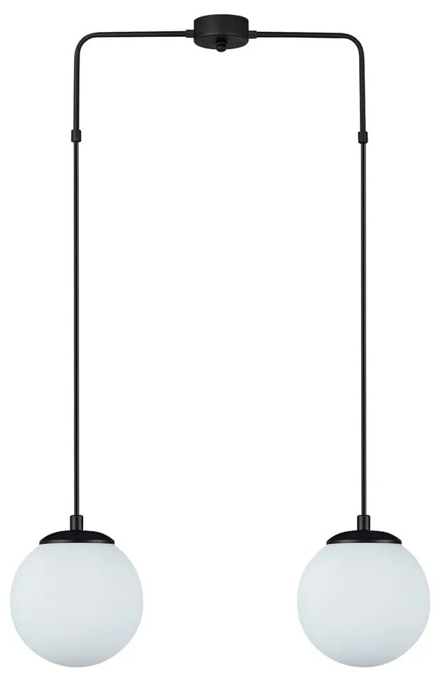 Черно висящо осветително тяло, височина 100 cm Efe - Squid Lighting